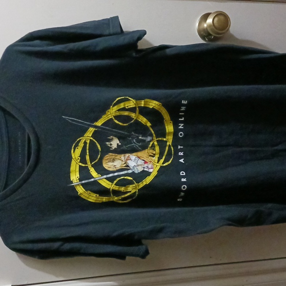 Sword art online. Anime. L men's short sleeve